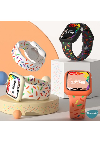 Apple Watch Series 9 41MM Silikon Kordon V2 Pride Edition Siyah fiyatları