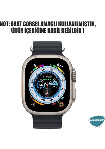 Apple Watch Series 9 41MM Kordon Ocean Band Siyah