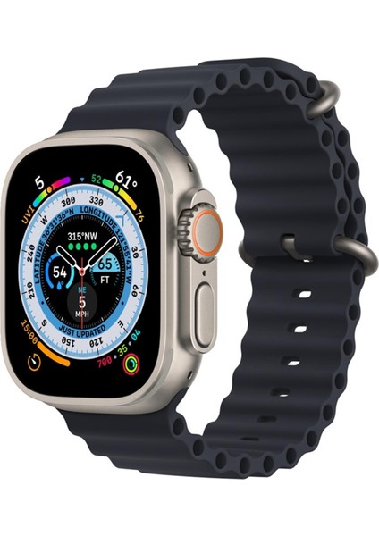 Apple Watch Series 9 41MM Kordon Ocean Band Lacivert