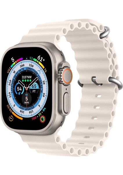 Apple Watch Series 9 41MM Kordon Ocean Band Bej modelleri