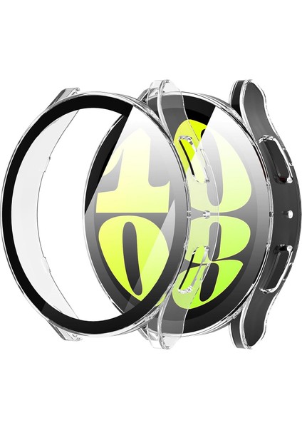 Samsung Galaxy Watch 6 44MM Kılıf Clear Premium Slim Watchband Şeffaf
