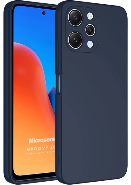 Xiaomi Redmi 12 Kılıf Groovy Soft Lacivert