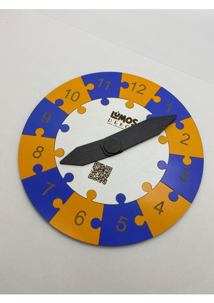 Renkli Daire Saat Puzzle