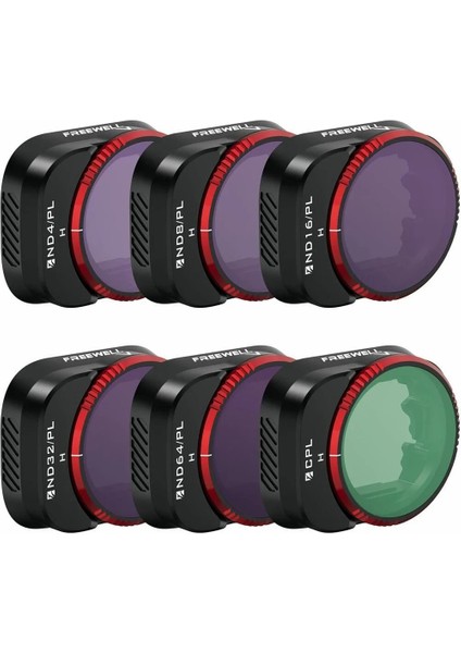 Djı Mini 3 Pro Bright Day Nd Lens Filtre Paketi 6'lı Paket