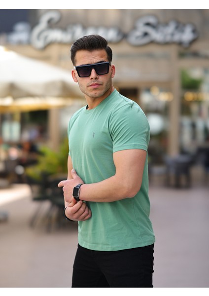 Erkek 5'li Tişört Standart Kalıp Bisiklet Yaka Yazlık Basic Erkek T-Shirt indirimleri