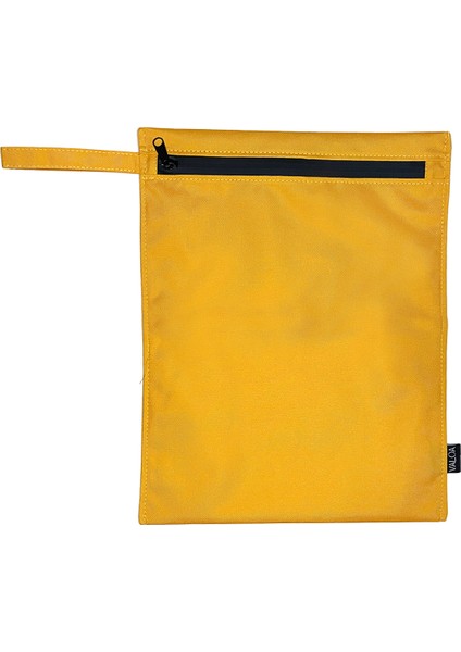 Vaola Islak Kirli Mayo-Tesettür Mayo Seyahat ve Spor Çantası Büyük Boy 35 x 45 cm - Hardal