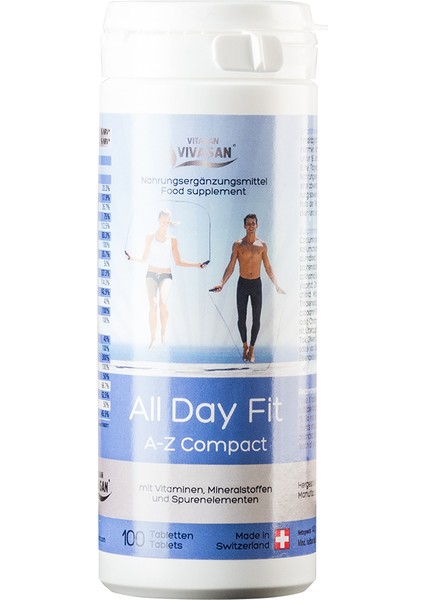 "Gün Boyu Zindelik" A-Z Kompakt Vitamin 100 Tablet