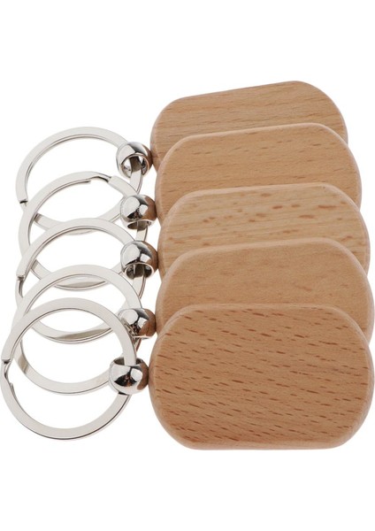 5pc Ahşap Gravür Taklitleri Altaklar Için Etiket Anahtar Keying Telefon Dekoru Yuvarlak Dikdörtgen 42X30MM (Yurt Dışından)