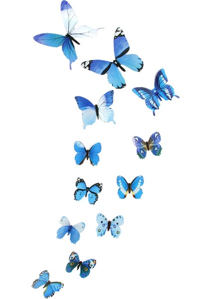 12 3D Çıı Oturma Odası Çıı Mavi (Yurt Dışından) fırsatları