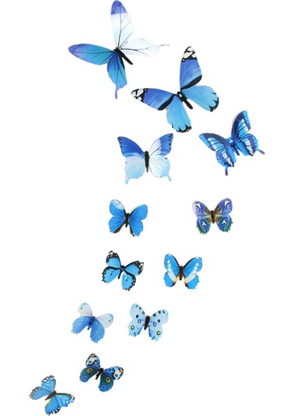 12 3D Çıı Oturma Odası Çıı Mavi (Yurt Dışından) indirimleri