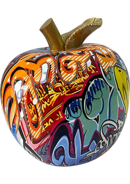 Graffiti Heykeli Figürler Meyve Heykel Giriş I Ev Dekor Için 15 cm (Yurt Dışından)