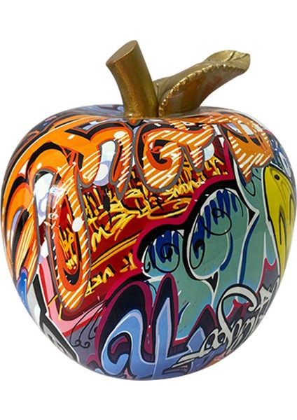 Graffiti Heykeli Figürler Meyve Heykel Giriş I Ev Dekor Için 15 cm (Yurt Dışından)