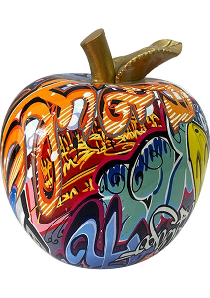 Graffiti Heykeli Figürler Meyve Heykel Giriş I Ev Dekor Için 15 cm (Yurt Dışından)