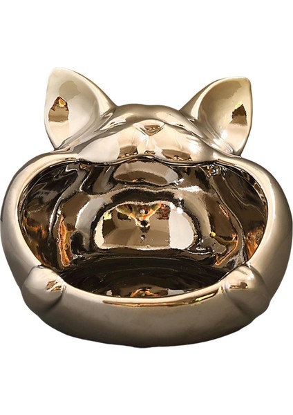 Kedi Heykeli Hayvan Heykel Anahtar Saklama Kutusu Heykelcik Iskandinav Anahtar Tutucu Organizatör Kaplama Argent (Yurt Dışından)