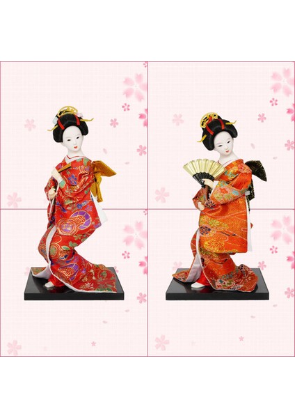 Süsleme A Için 12 Inç Japon Kimono Geyşa Minyatür El Sanatları (Yurt Dışından) fırsatları