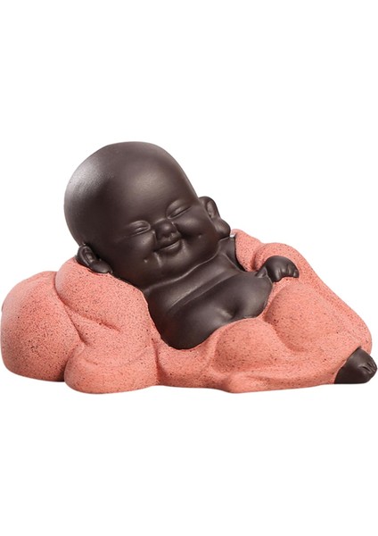 Seramik Küçük Maitreya Buda Heykeli Heykelcik C (Yurt Dışından)