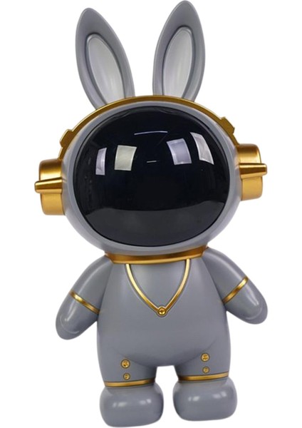 Yaratıcı Kumbara Astronot Oyuncakları Uzay Teması Için Kolay Erişim Para Kavanozu Spaceman Gri (Yurt Dışından) fırsatları