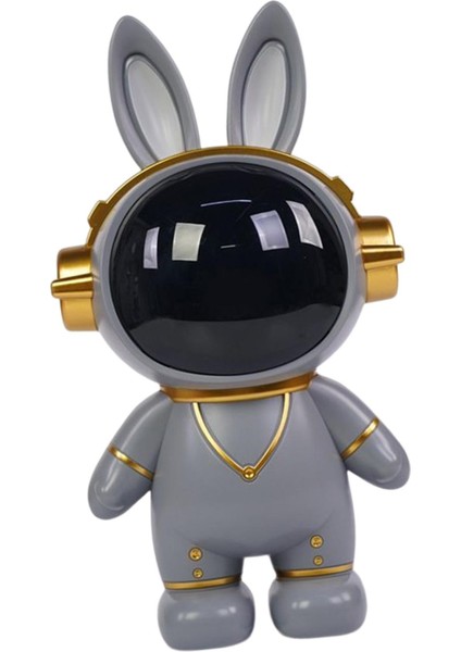 Yaratıcı Kumbara Astronot Oyuncakları Uzay Teması Için Kolay Erişim Para Kavanozu Spaceman Gri (Yurt Dışından) indirimleri
