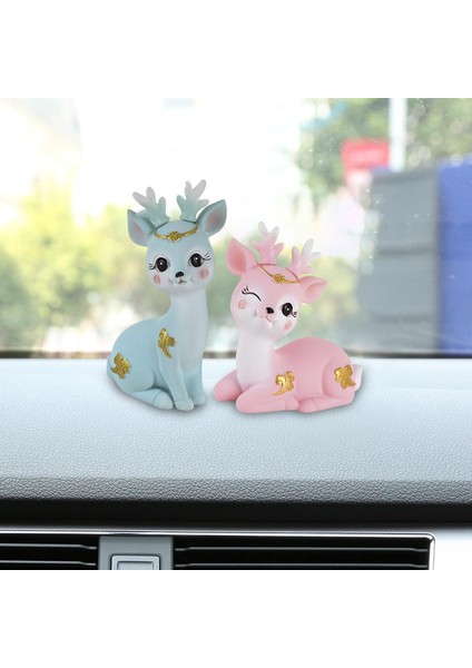 Geyik Heykeli Dekor Oturma Odası Araba Mavi Pembe Için Ayakta Geyik Heykelleri Oturan (Yurt Dışından) modelleri