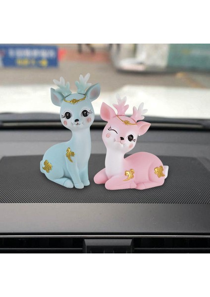 Geyik Heykeli Dekor Oturma Odası Araba Mavi Pembe Için Ayakta Geyik Heykelleri Oturan (Yurt Dışından) indirimleri