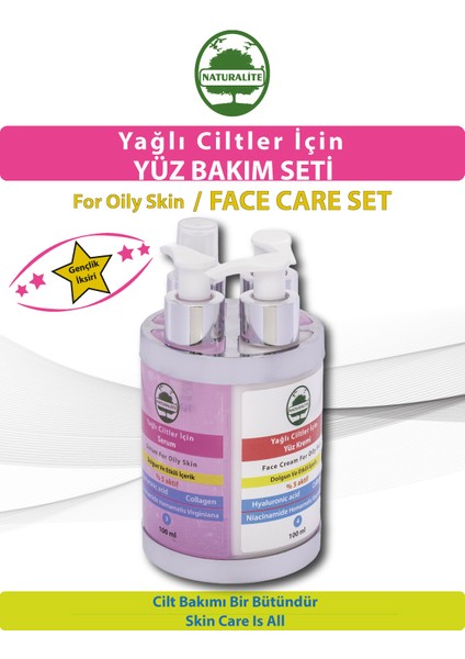 Yağlı Ciltler Için Yüz Bakım Seti fırsatları