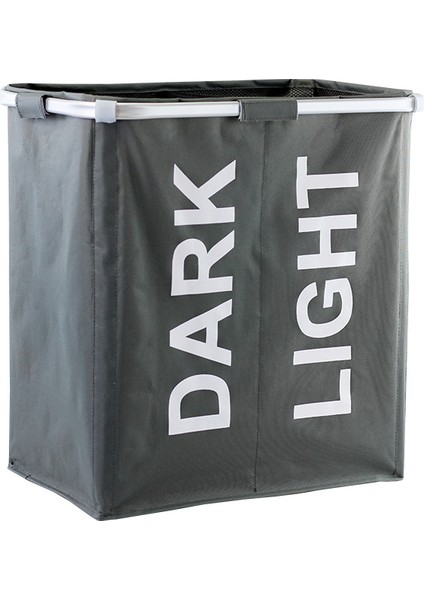 Çamaşır Sepeti Kirli Çamaşır Sepeti Ev Organizasyonu Oxford Kumaş Katlanabilir Çift Bölmeli Kirli Çamaşır Sepeti (Yurt Dışından)