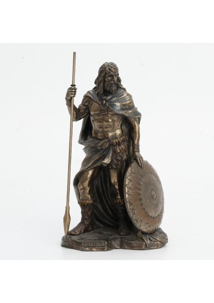 Veronese Biblolar-Wise Mitoloji & Tarih-Wıse Baldur-12,5*9,5*22 CM-JWU75354A4– Dekoratif Obje ve Koleksiyonluk Model