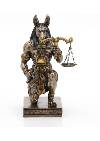 Veronese Biblolar-Wise Mısır Tarihi-Wıse Anubıs-11*10*18,5 CM-JWU77959A4– Dekoratif Obje ve Koleksiyonluk Model