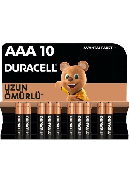 Basic Aaa Alkalin Ince Kalem Piller, 1,5 V LR03/MN2400, 10’lu