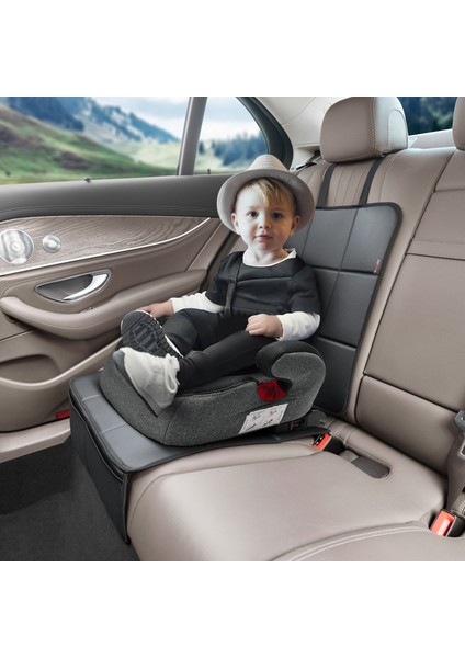 Duo Yüksek Kalite Isofix Uyumlu Oto Koltuk Arkası ve Puset Altı Koruyucu Oto Minder Seti fiyatları