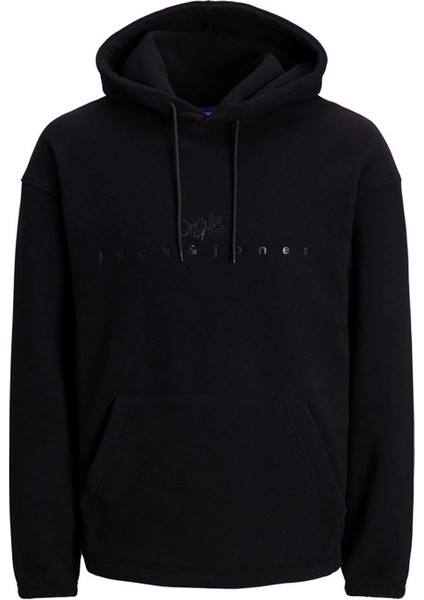 Jorsilverlake Fleece Hood Erkek Siyah Sweatshirt 12242470-Black
