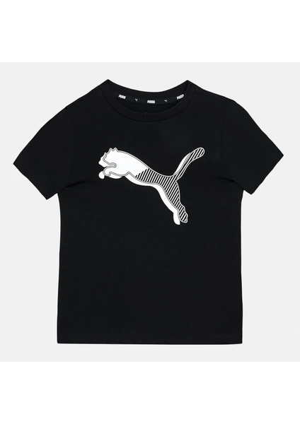 Düz Siyah Kız Çocuk T-Shirt 67019701 Puma Power Graphic Tee