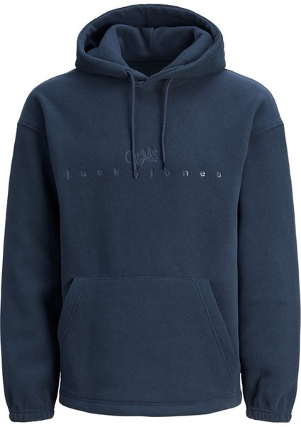 Jorsilverlake Fleece Hood Erkek Mavi Sweatshirt 12242470-Blue