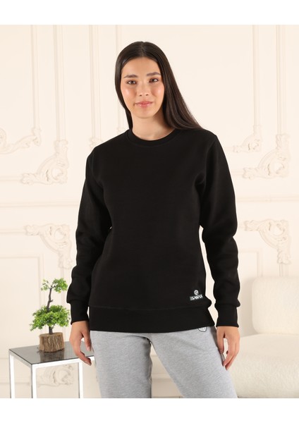 Espoirplus Siyah Unisex Sweatshirt