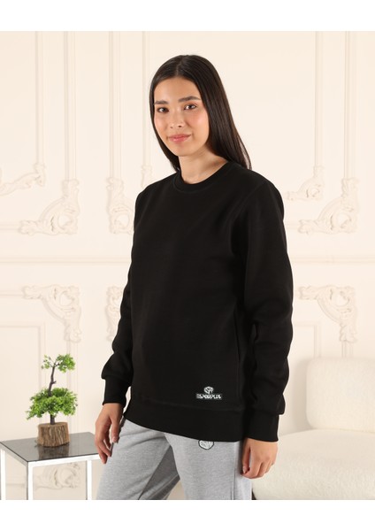 Espoir Plus Espoirplus Siyah Unisex Sweatshirt