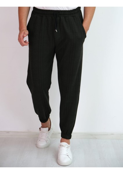 Jogger Pamuklu Standart Fit Normal Kesim Çizgili Eşofman Altı modelleri