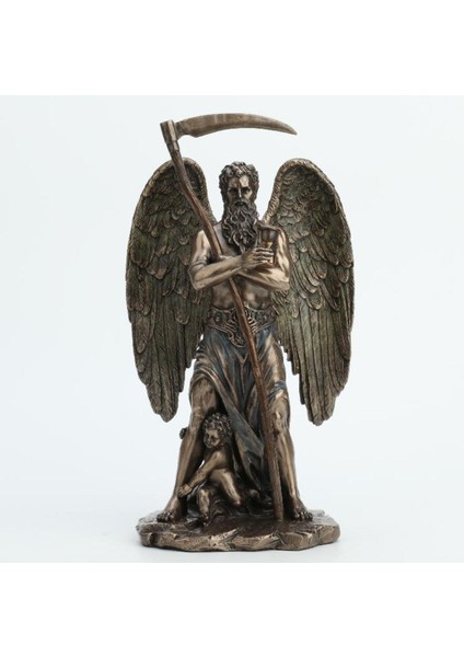 Veronese Biblolar-Wise Mitoloji & Tarih-Wıse CHRONOS-15X12X27,5 CM-JWU76248A4– Dekoratif Obje ve Koleksiyonluk Model