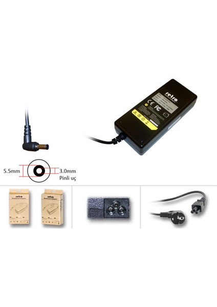 Samsung 19V 4.74A 90W Notebook Adaptör RNA-SG04 fiyatları