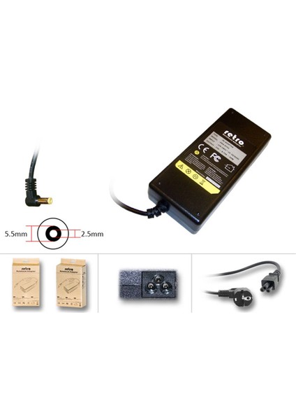Delta-Liteon 19V 4.74A 90W Notebook Adaptör RNA-DT02 modelleri