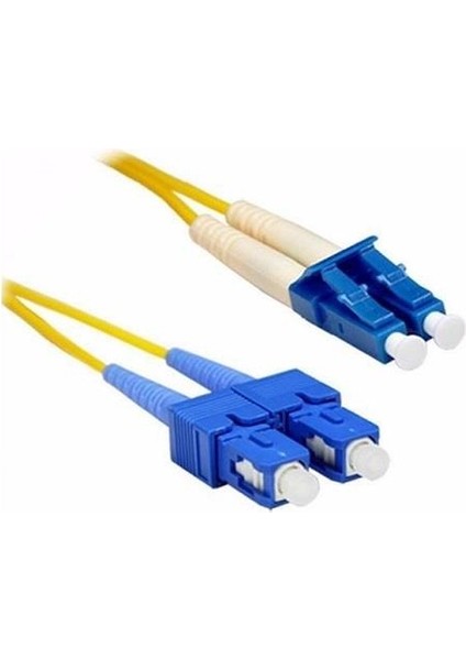 Bıfo 1m Sm Sc-Lc 9/125Μ Lszh Duplex Fiber Optik Patch Kablo
