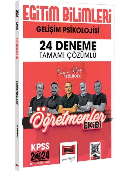 2024 KPSS Eğitim Bilimleri Öğretmenler Ekibi Gelişim Psikolojisi Tamamı Çözümlü 24 Deneme