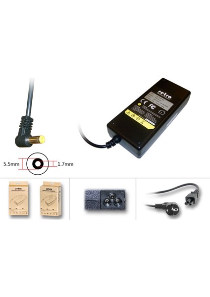 Acer Aspire, Packard Bell Easynote 90W Notebook Adaptör RNA-AC03 indirimleri