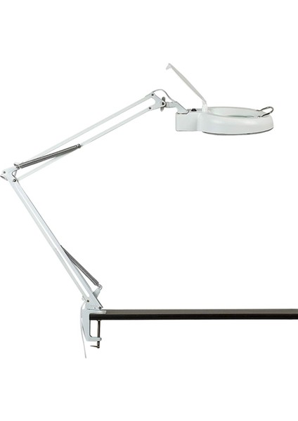 8606C D 220 Volt 3 Diopter 64 Ledli 155 mm Masaüstü Akrobat Büyüteç