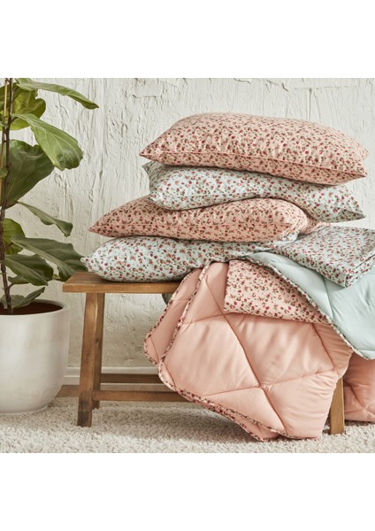 Flore Çift Kişilik Comfort Set Somon