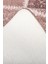 Lotto Kahve Yuvarlak 100X100 cm Banyo Paspası Kaymaz Taban Yıkanabilir Banyo Halısı 2