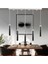 Klaus 5'li Sıralı 3 Renkli 75 Watt Krom Kristal Ledli Modern Oturma Odası Salon Sarkıt Avize 1