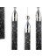 Klaus 5'li Sıralı 3 Renkli 75 Watt Krom Kristal Ledli Modern Oturma Odası Salon Sarkıt Avize 4