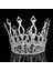 Tiaras Kronları, Tam Yuvarlak Kristal Gelin Gelin Düğün Taçları ve Tiaras (Yurt Dışından) 2