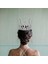 Tiaras Kronları, Tam Yuvarlak Kristal Gelin Gelin Düğün Taçları ve Tiaras (Yurt Dışından) 4
