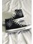 Heart Spider Web Kanvas Chuck Taylor Baskılı Unisex Boğazlı Bağcıklı Ayakkabı 1